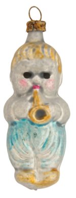 Boy with Trumpet<br>Vintage Nostalgia Ornament